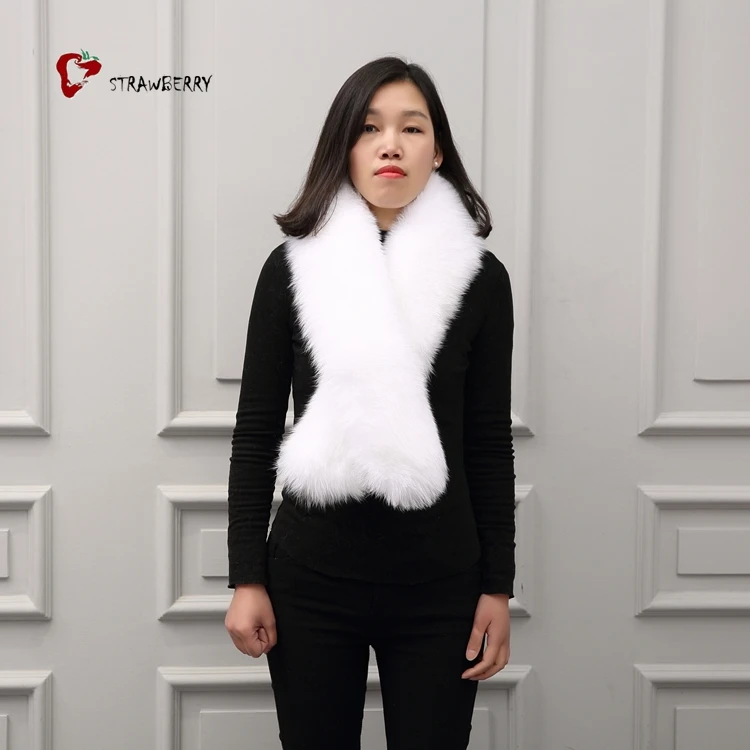 Hot Sale Customize Real Fox Fur Fashion Scarf
