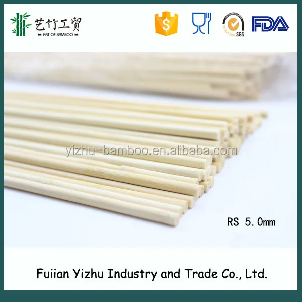 Высококачественные Натуральные 50 см Бамбуковые круглые палочки для запекания зефира