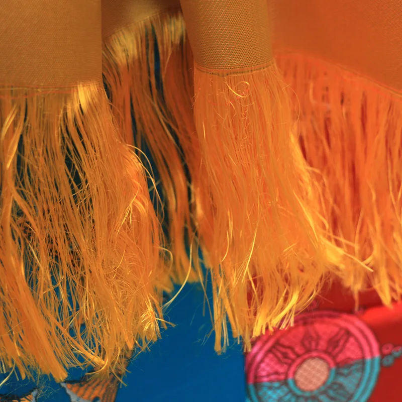 
Tibetan Mongolian noble etiquette five-color thickening jacquard auspicious eight treasures Hada 