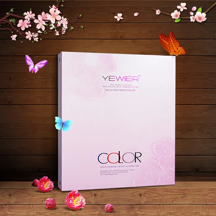 OEM/ODM Yewier 56 Shades Natural Color Cream Hair Dye Cream for Women