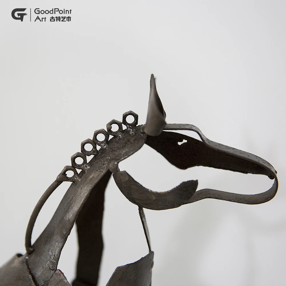 
innovative products 3d vintage office decor souvenir horse art sculpture metal handmade 