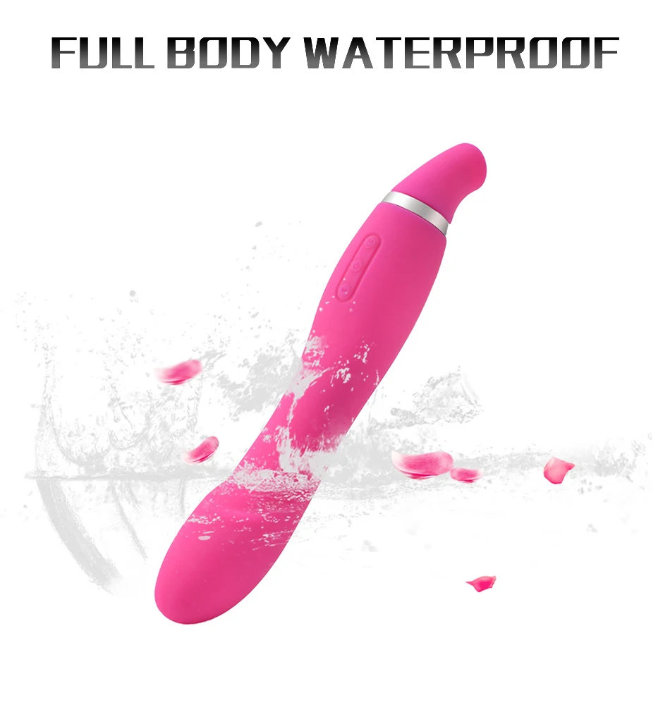 Водонепроницаемый женский фаллоимитатор с USB-разъемом для мастурбации, для груди, сосков, для клитора, вибрирующий фаллоимитатор, для орального секса, лижущие секс-игрушки, сосающий вибратор