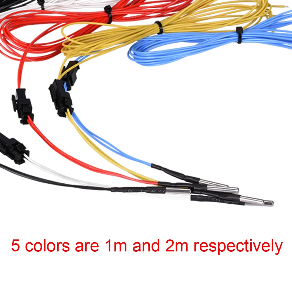 BIQU HT-NTC100K Ohm 1 м/2 м высокотемпературный датчик термистора NTC 3950 100K для нити V6 тепловой блок Hotend