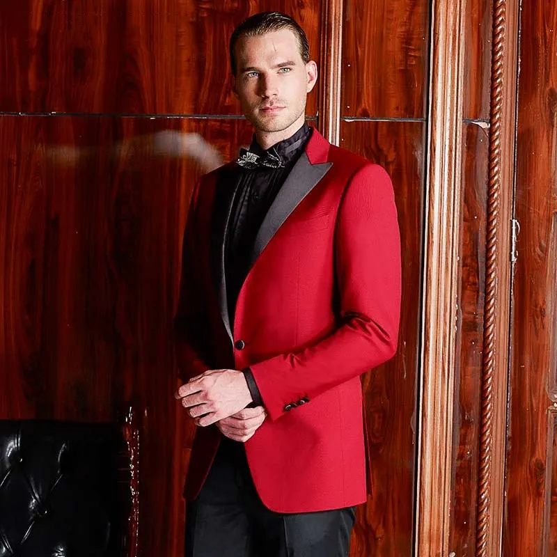 Half Canvas Mtm Bespoke Custom Made Luxurious Blazers Wedding Groom Suits Set for Men