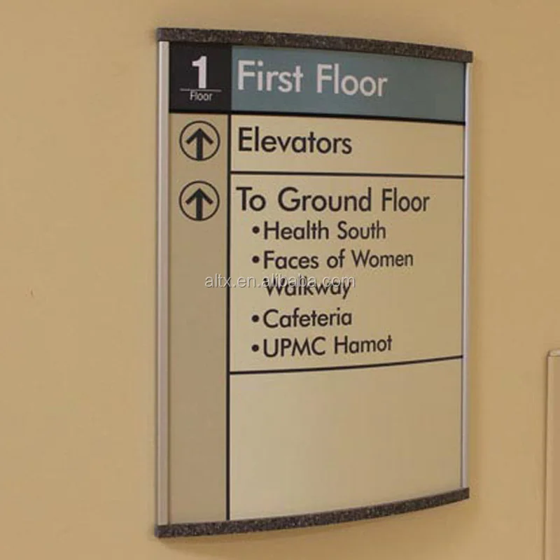 Aluminum Sign Holder Desk Label Name plates Holder Paper Card Table Holder Price Sign nameplate