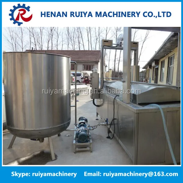 Automatic Fried Onion Processing Line/Onion Deep Fryer/Onion Frying Machine