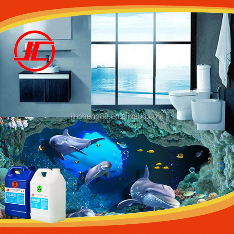 Heat Resistant High Temperature Resistant Epoxy Resin For 3D Flooring Coat, Kitchen 3D Floor Coating