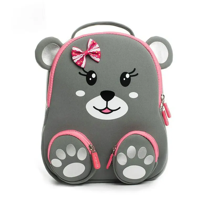 3D Kids Zoo Animal School Backpack