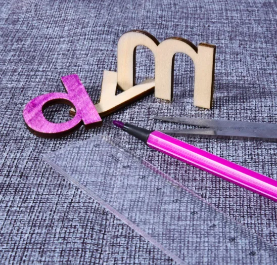 
52 Pieces Wood Letters Wooden Alphabets Letter Craft Pieces for DIY Wedding Display Decor 