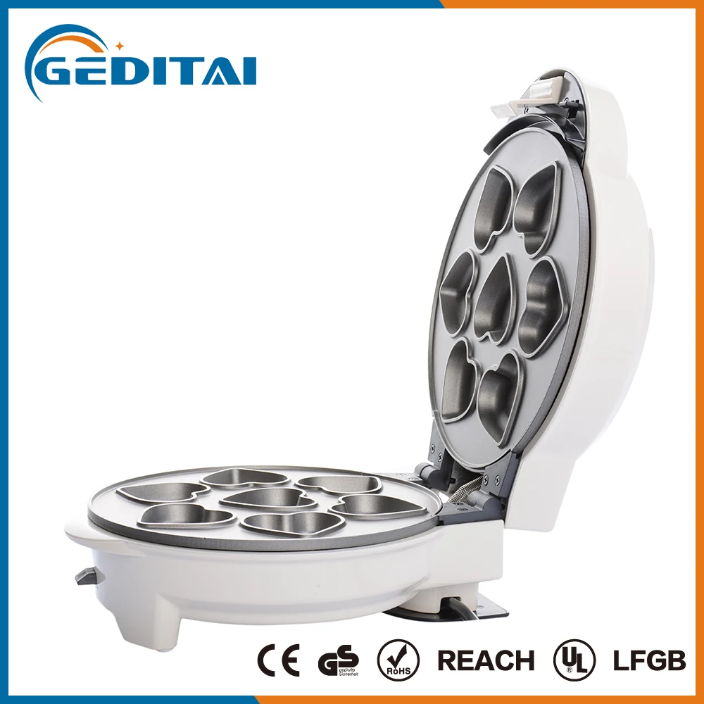 Hot sale 7 holes mini cup cake make with high quality and low price waffle maker