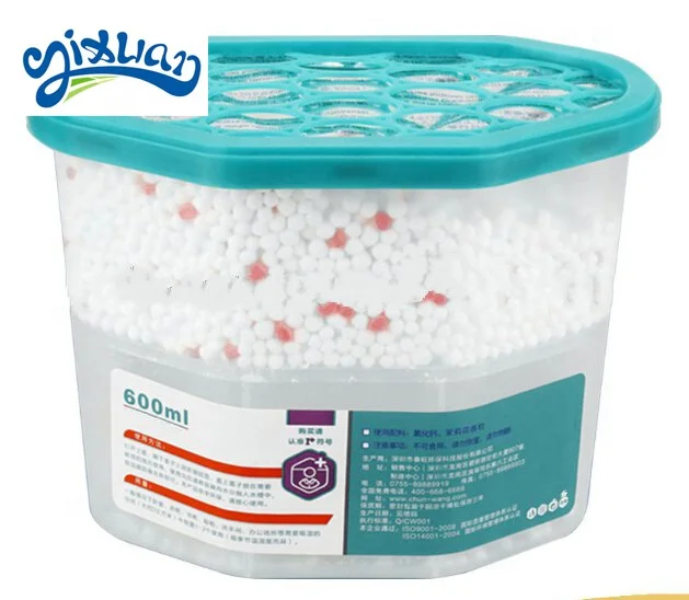 500ml Home closet moisture absorbent humidity control box with ball calcium chloride