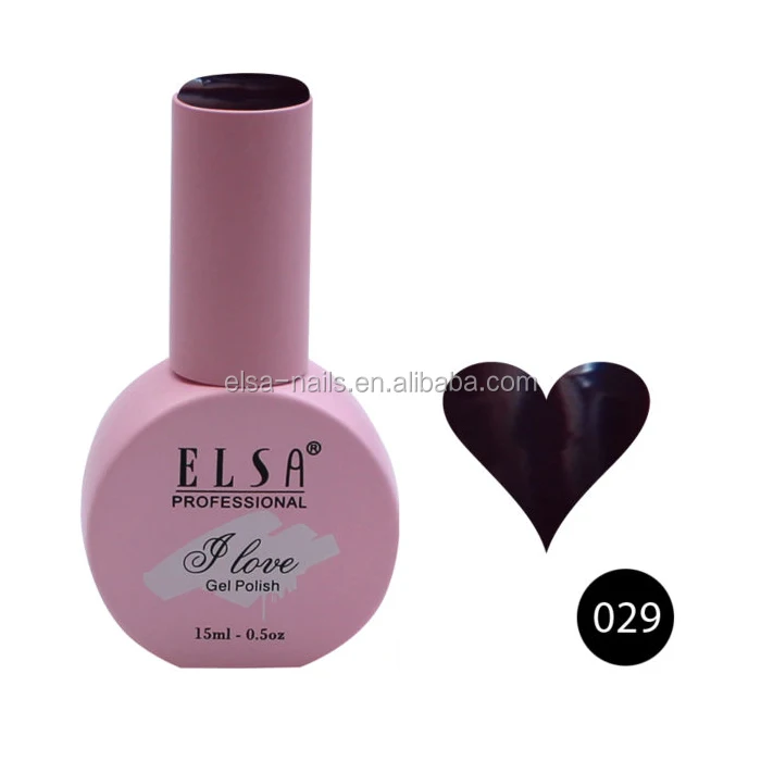 
2021 MSDS ELSA new fashion free sample colorful two step gel polish uv gel for women 