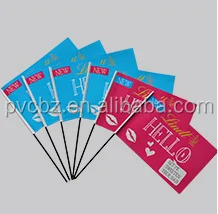 Custom Logo Paper Hand Flag