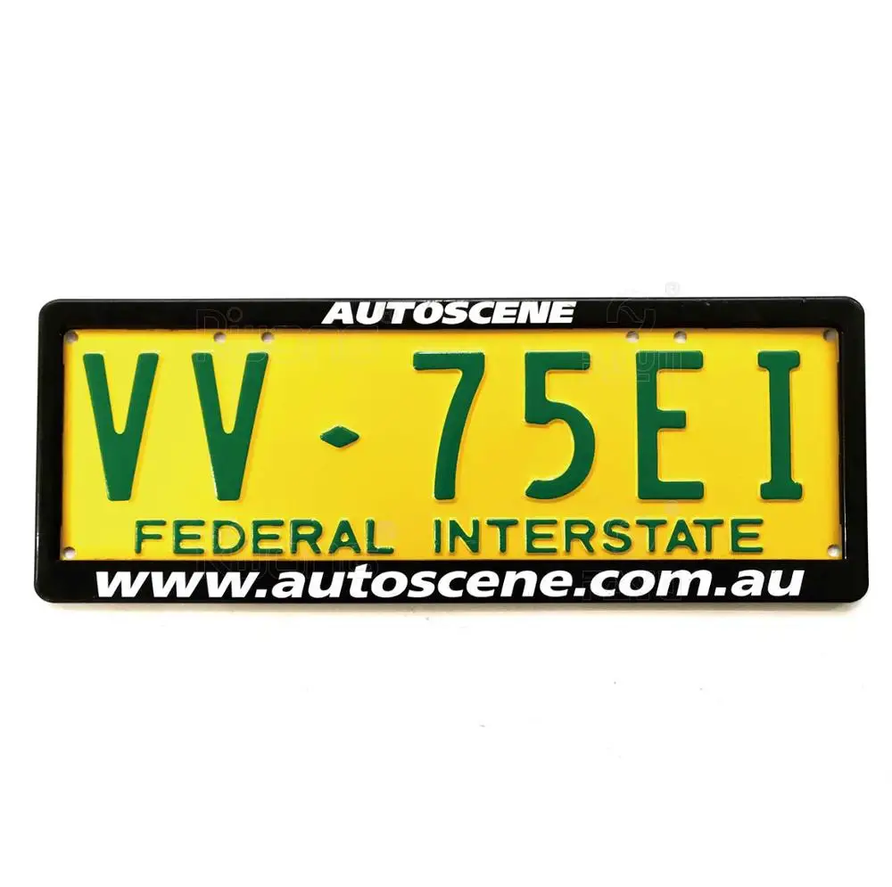 Australia car number plate frame