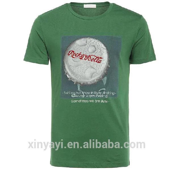 100% хлопок печать футболка дизайн для мужчин из наньчан швейная фабрика