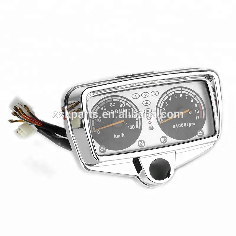 
HAISSKY high quality CG125 motorcycle chrome speedometer 