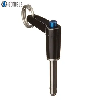 Chinese Manufacture High Pression stainless steel L type quick release spring loaded ball lock pin with rings