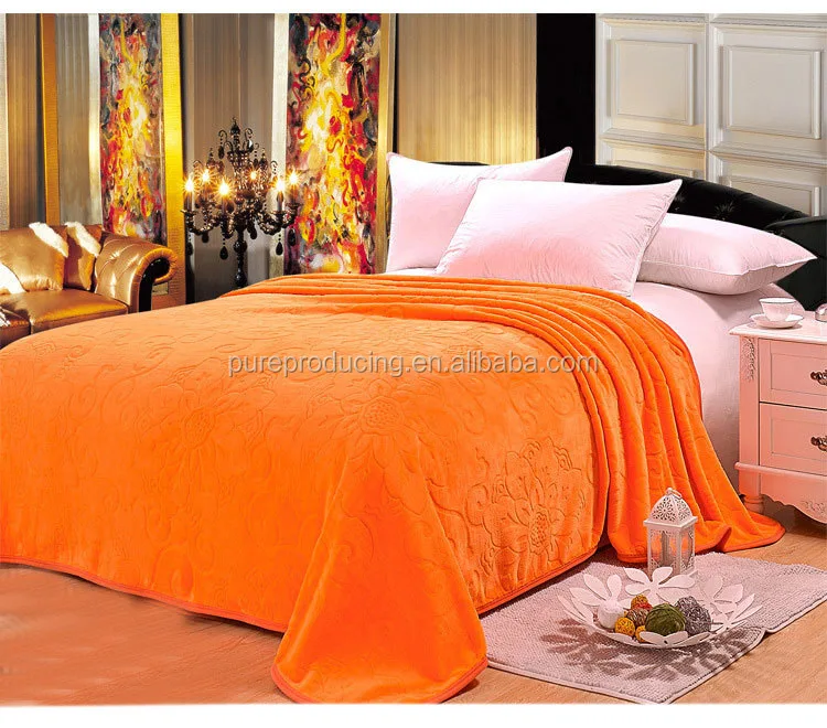 Whole sale super soft flannel fleece blanket