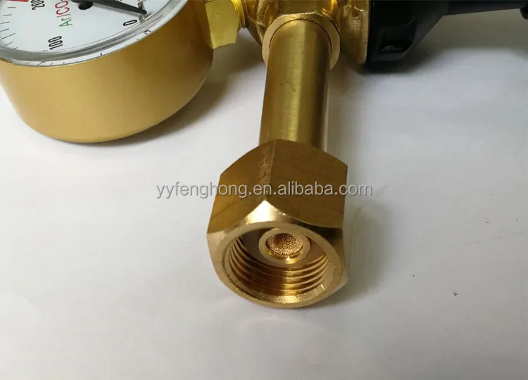 Italian European argon acetylene oxygen co2 LPG gas regulator with high pressure