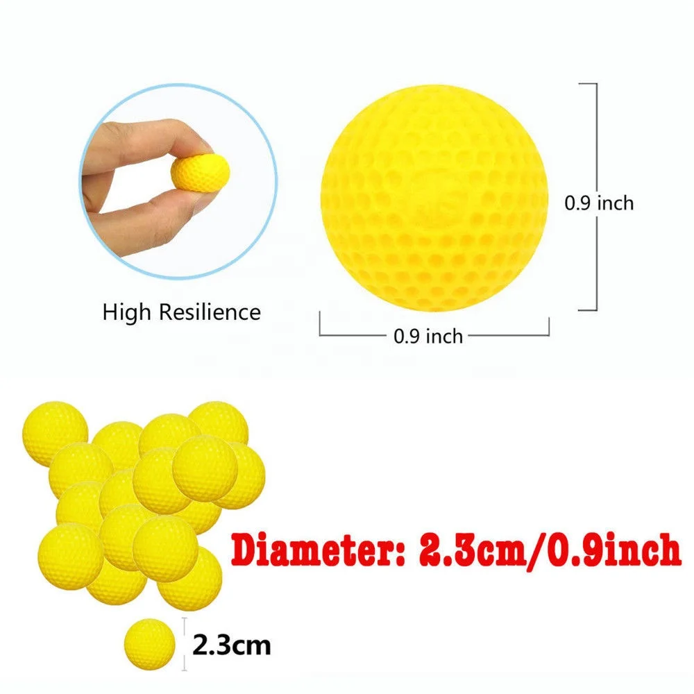 22mm  soft lines Colorful Eva high-bounce Foam Ball for Gun Toy