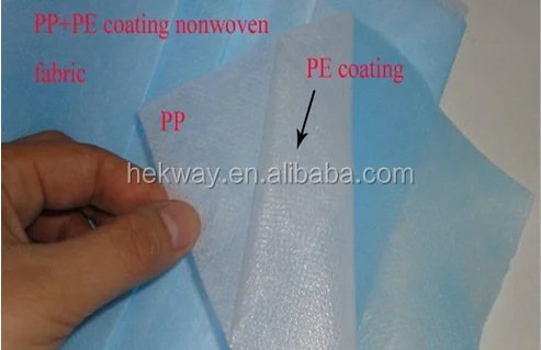 Bed sheet material/ waterproof and breathable membrane /PE film laminated PP nonwoven 65gsm composite nonwoven