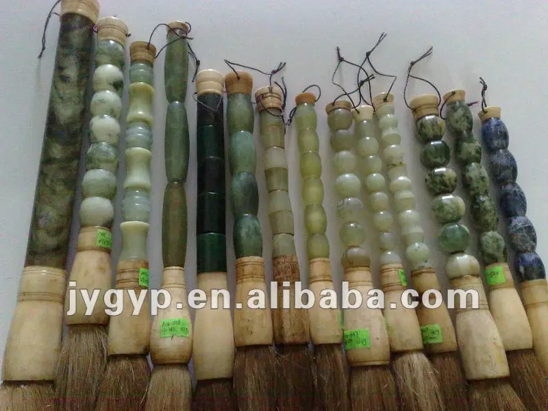 chinese calligraphy brush decorative chinese brushes jade chinese brush