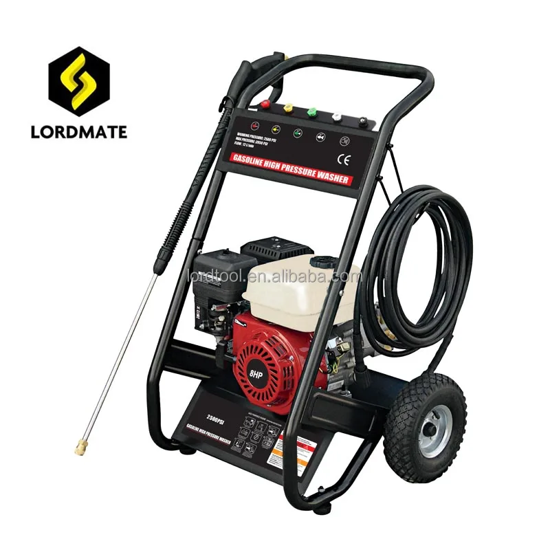 LORDMATE 8HP 3000psi pressure washer water jet with nozzle tips
