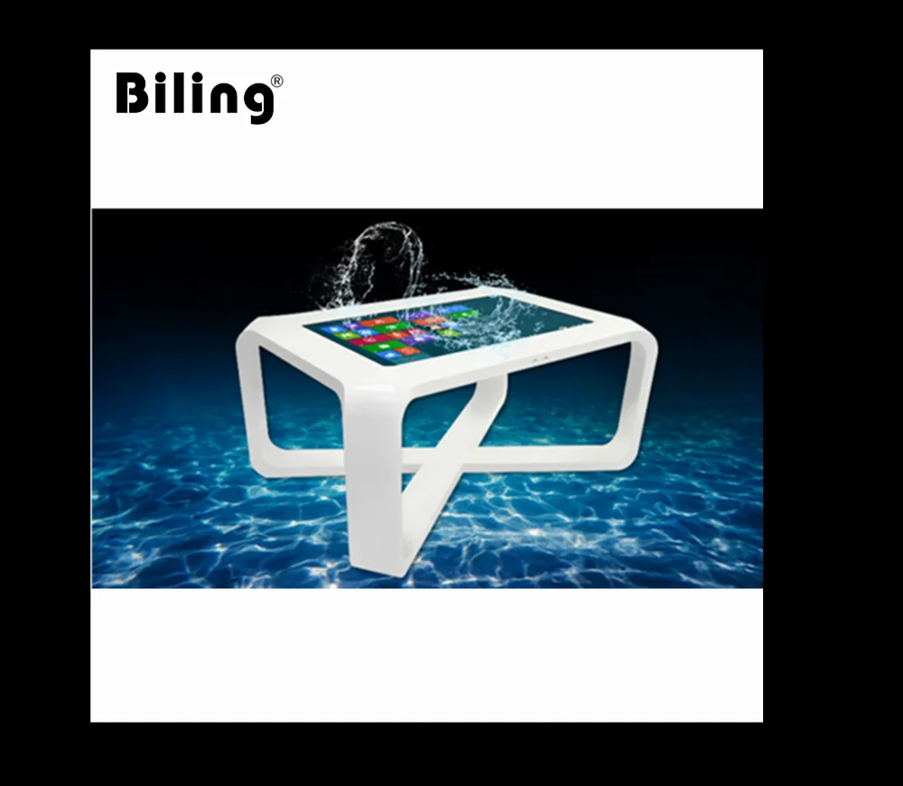 Customized size Android coffee table lcd digital signage interactive touch table for coffee room leddisplayscreen