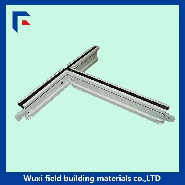 False ceiling t bar exposed suspended ceiling grid