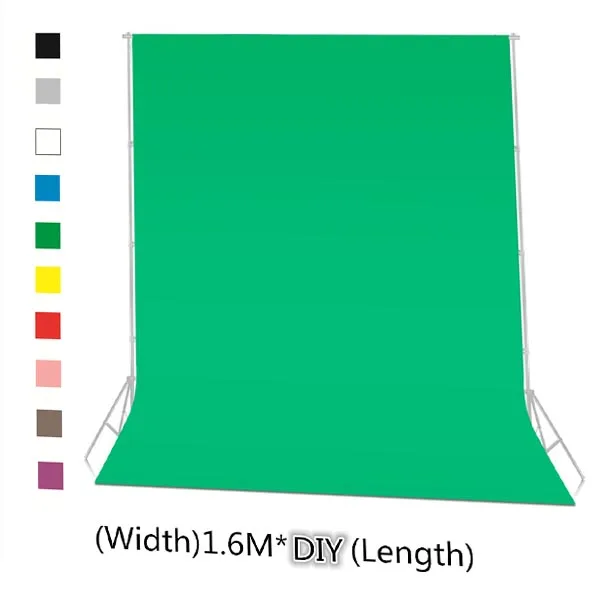 Photo studio Chromakey green screen Muslin background backdrop 3X6M