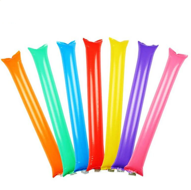 
Inflatable Thunder Cheer Sticks Promotional Bang Bang PE Cheering Sticks With Customized Logo 