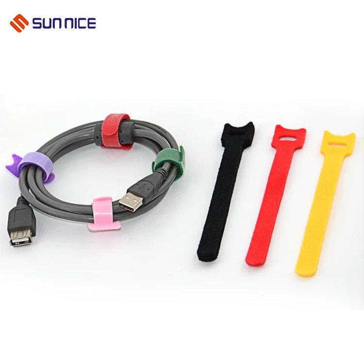 30PCS/50pcs/100pcs  PACK Velcroes Back To Back Nylon Ties Reusable Cable Ties Hook And Loop Velcroes Straps