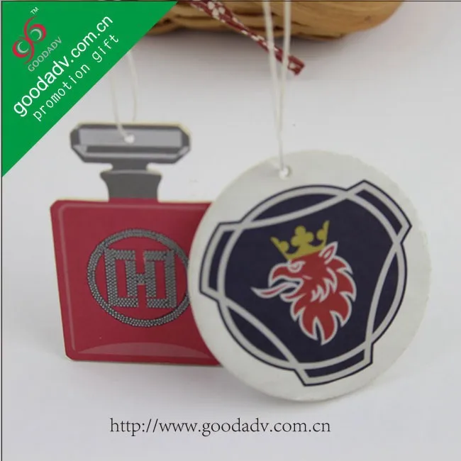 Hot sale good quality room Deodorants hang tag /scented paper card