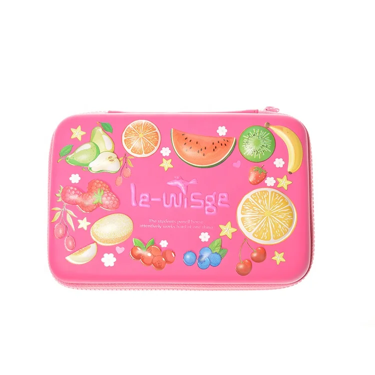 
Pencil Case 3D Cute EVA Pen Pouch Stationery Box Anti-Shock Large Capacity Multi-Compartment for Girls School Students Teens Kid 