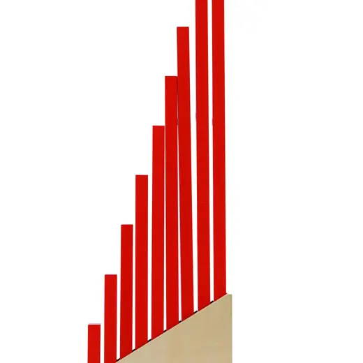 Montessori Material Montessori Toys Wooden Montessori Educational Toys Long Red Rods