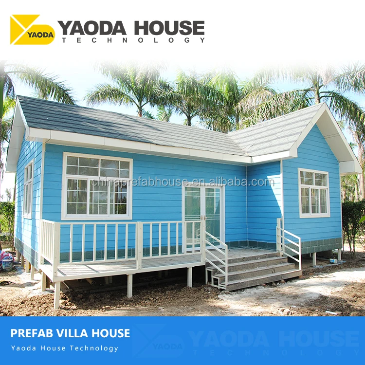 modern mobile villa style prefabricated luxury simple steel structure modern prefabricated house and villa