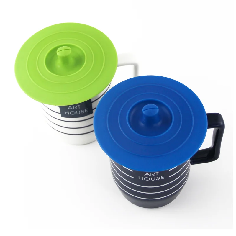Wholesale price  safety material silicone glass cup lid