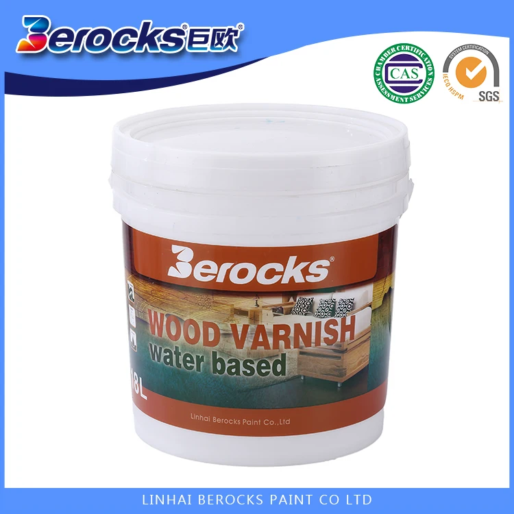 2017 New Packaging Design 18L Wood Water Based Varnish