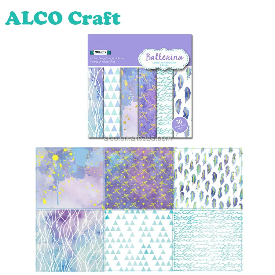 30 sheets ballerina design wholesale print paper for origami