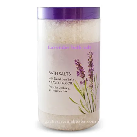 
Natural Dead sea bath salt with lavender essential oil 
