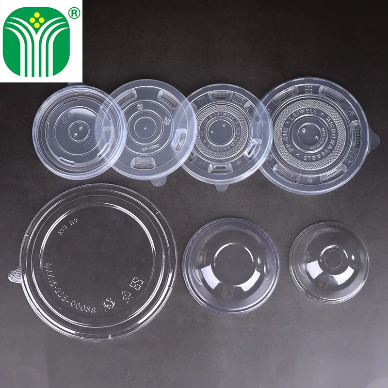 
custom disposable clear plastic dome lids for juice cup 