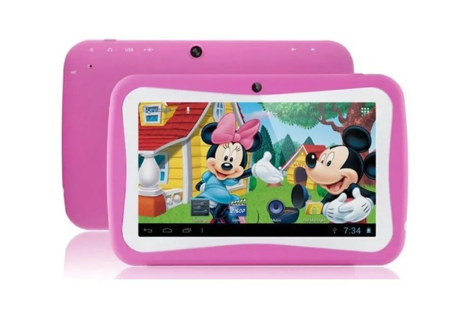 7inch Tablet PC Android 4.4 KitKat for Education Kids Child Quad Core 8GB Camera