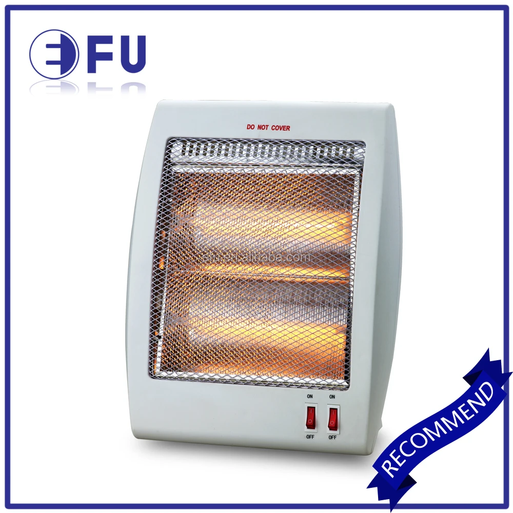 800W electric quartz heater with two power setting