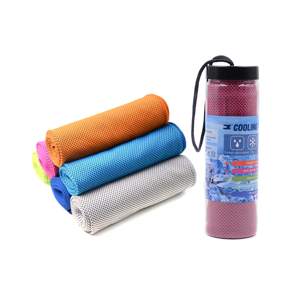 Custom size package wholesale microfiber instant cooling chilly pad towel