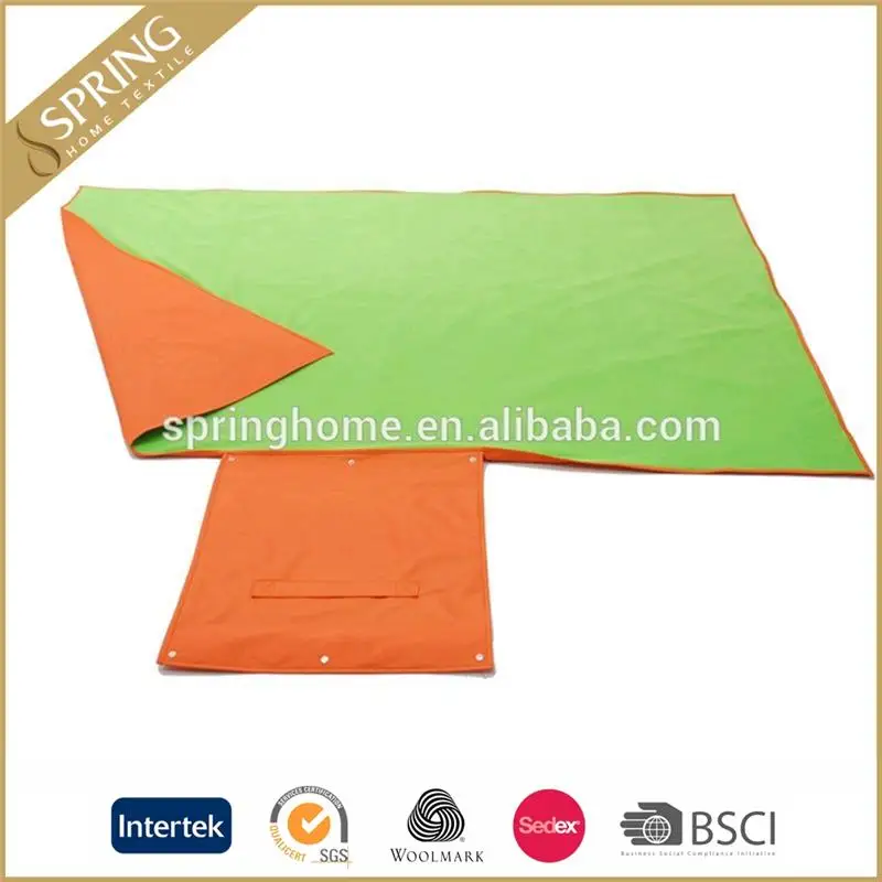 Lightweight polar fleece waterproof picnic blanket