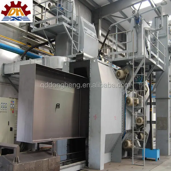 Steel concrete formwork for h beam wall slab beam column shot blast cleaning machine