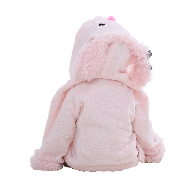 
Wholesale lovely baby cotton bathrobe costume baby clothes kids sheep animal overall longsleeve hooded baby rompers jumpsuit 