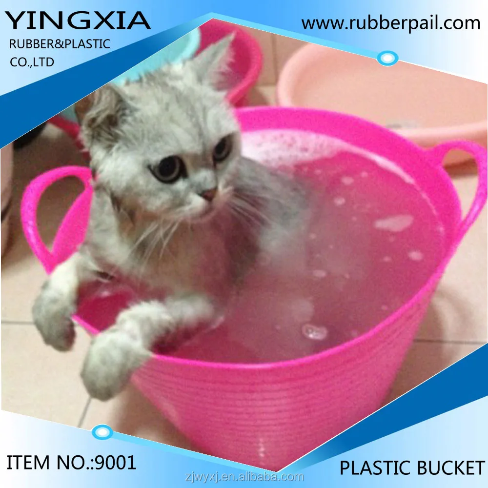 Factory direct Flexible Plastic PE buckets basket