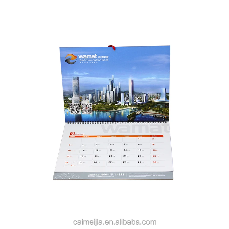 Professional Popular High Quality Cheap Wall Calendar Printing