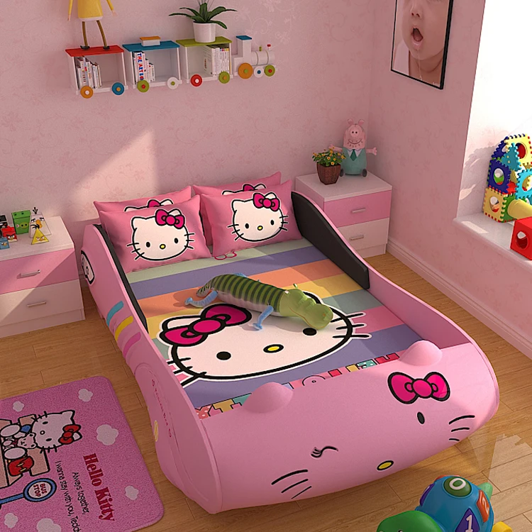 2019 Fashions Kid Bedroom Furniture single princess bed